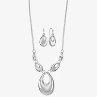 Liz Claiborne Womens Oval 2-pc. Jewelry Set