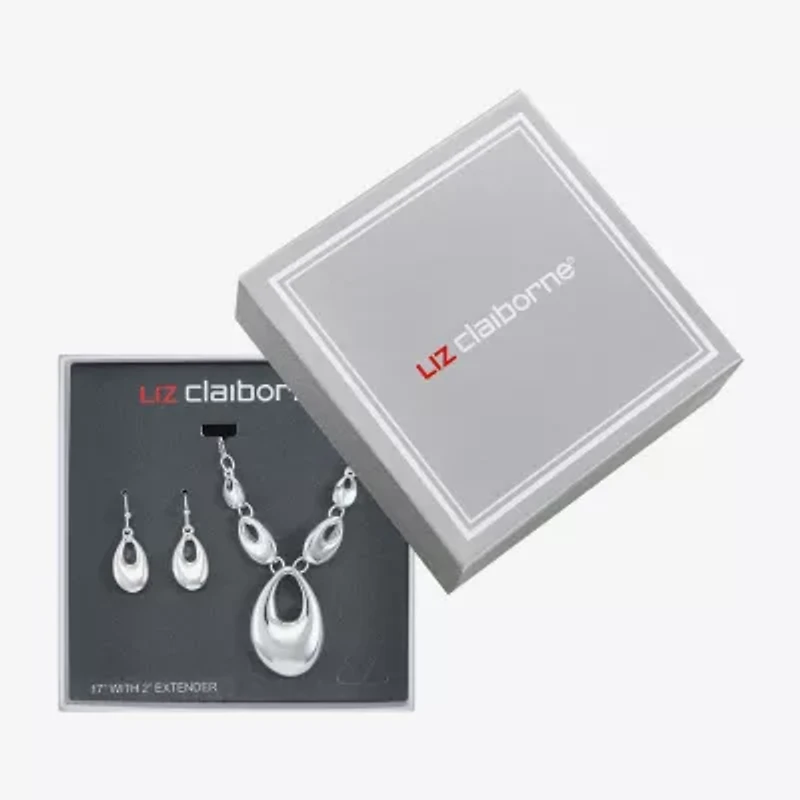 Liz Claiborne Womens Oval 2-pc. Jewelry Set