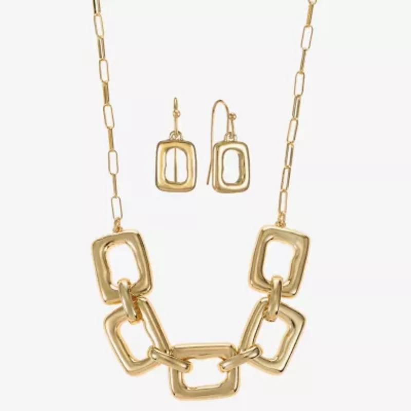 Liz Claiborne Womens Square 2-pc. Jewelry Set