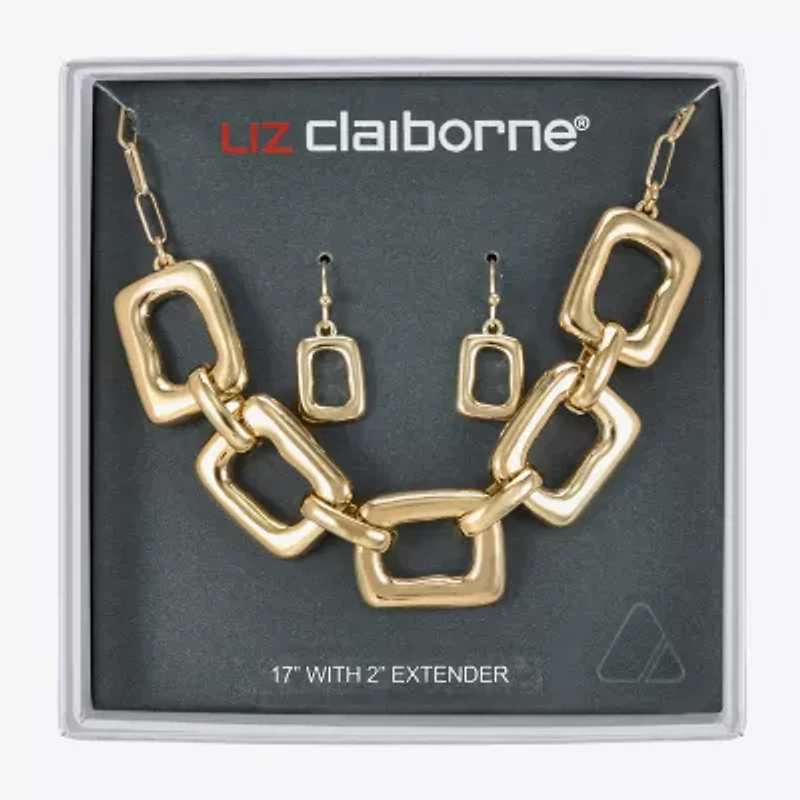 Liz Claiborne Womens Square 2-pc. Jewelry Set