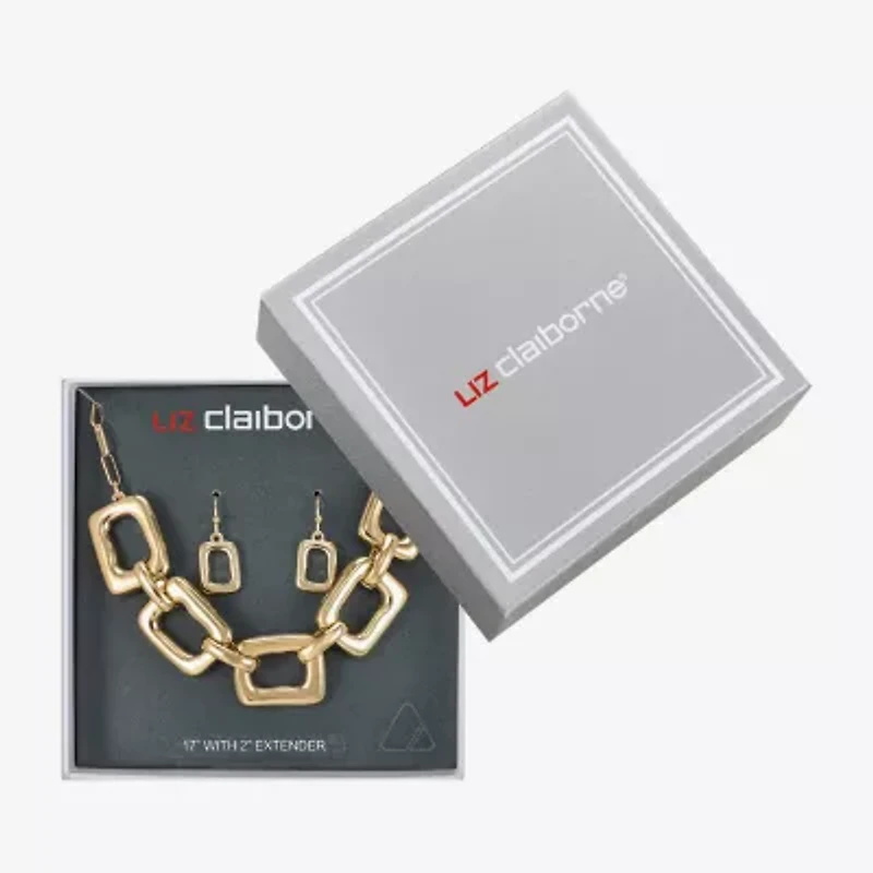 Liz Claiborne Womens Square 2-pc. Jewelry Set