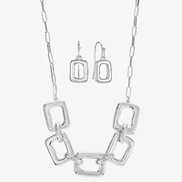Liz Claiborne Womens Square 2-pc. Jewelry Set
