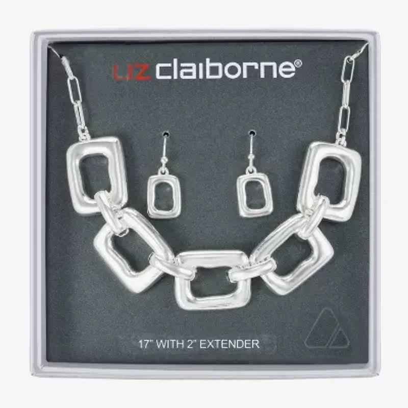 Liz Claiborne Womens Square 2-pc. Jewelry Set
