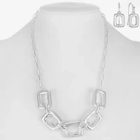 Liz Claiborne Womens Square 2-pc. Jewelry Set