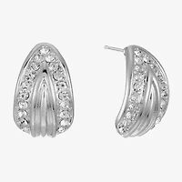 Monet Jewelry Glass 22mm Pear Stud Earrings