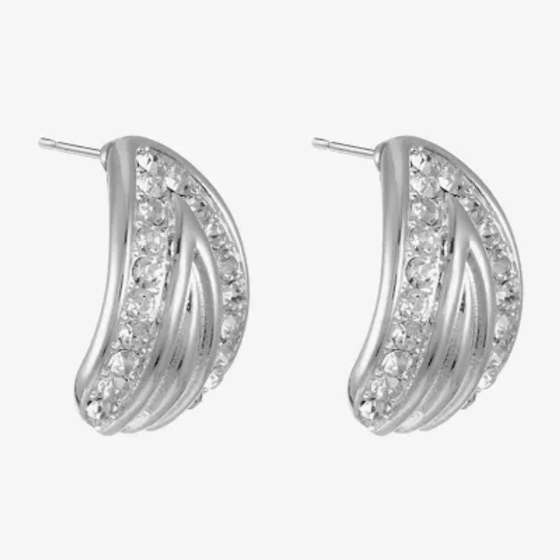 Monet Jewelry Glass 22mm Pear Stud Earrings