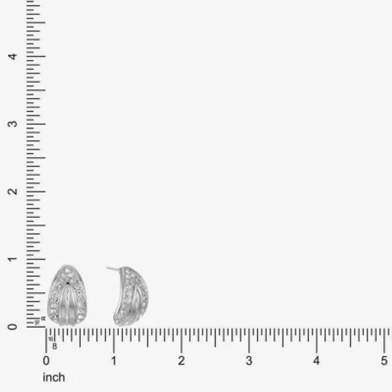 Monet Jewelry Glass 22mm Pear Stud Earrings