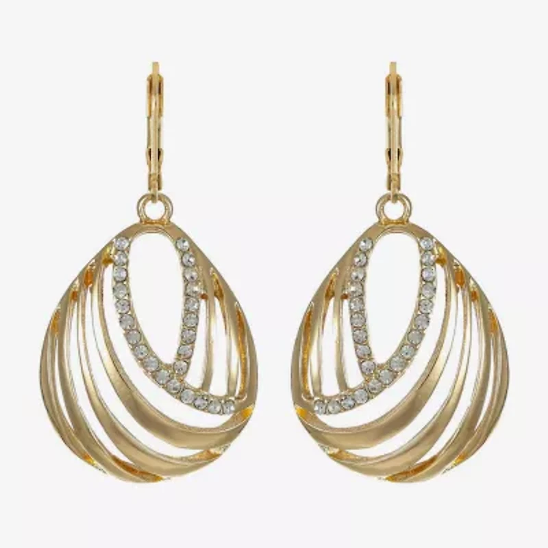 Monet Jewelry Womens Glass Drop Earrings