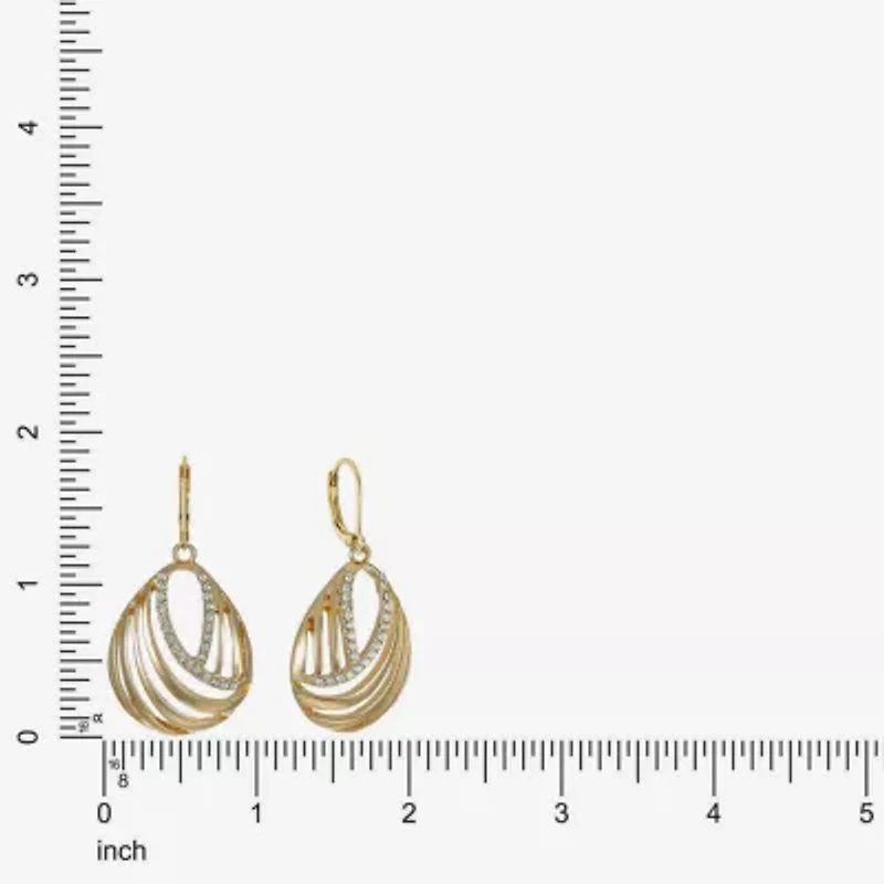 Monet Jewelry Womens Glass Drop Earrings