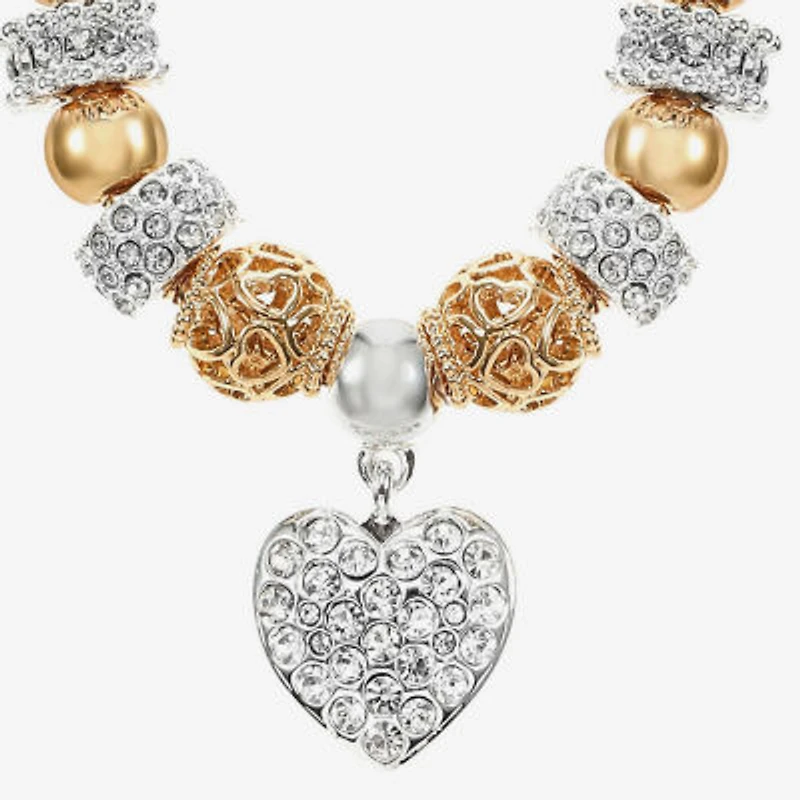 Liz Claiborne Womens Glass Heart Hypoallergenic 2-pc. Jewelry Set