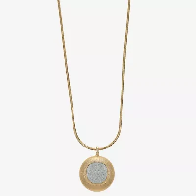 Monet Jewelry Womens 17 Inch Pendant Necklace