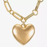 Liz Claiborne Womens Glass Heart Hypoallergenic 2-pc. Jewelry Set