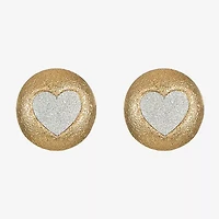 Monet Jewelry 18mm Heart Stud Earrings