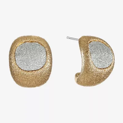 Monet Jewelry Womens 15mm Hypoallergenic Hoop Earrings