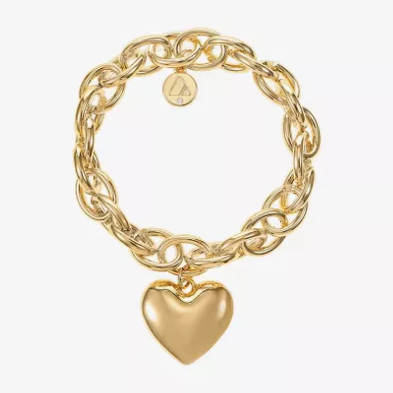 Liz Claiborne Womens Heart Stretch Bracelet
