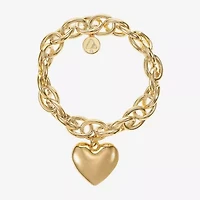 Liz Claiborne Womens Heart Stretch Bracelet