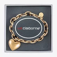 Liz Claiborne Womens Heart Stretch Bracelet