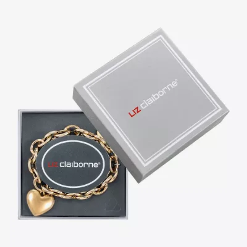 Liz Claiborne Womens Heart Stretch Bracelet