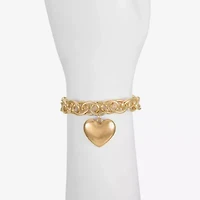 Liz Claiborne Womens Heart Stretch Bracelet