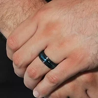 Mens 8MM Tungsten Wedding Band