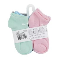 Nike Little Girls Multi-Pack 3 Pair Low Cut Socks