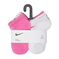 Nike Little Girls Multi-Pack 6 Pair Low Cut Socks