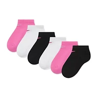 Nike Little Girls Multi-Pack 6 Pair Low Cut Socks