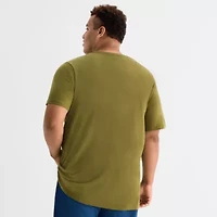 mutual weave Mens Crew Neck Short Sleeve Big and Tall T-Shirt