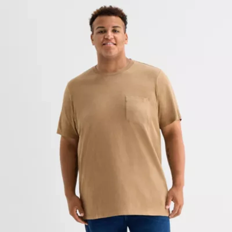 mutual weave Mens Crew Neck Short Sleeve Big and Tall T-Shirt