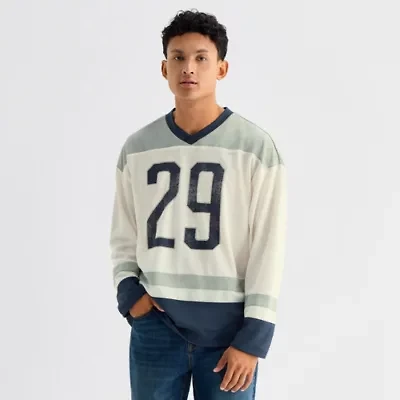 Arizona Mens V Neck Long Sleeve Jersey