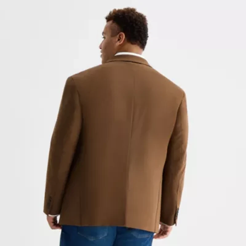 J. Ferrar Ultra Comfort Mens Big and Tall Slim Fit Sport Coat