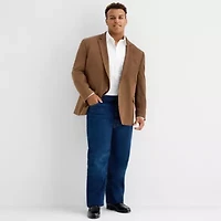 J. Ferrar Ultra Comfort Mens Big and Tall Slim Fit Sport Coat
