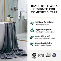 Bedvoyage 3-pc. Solid Bath Towel Set