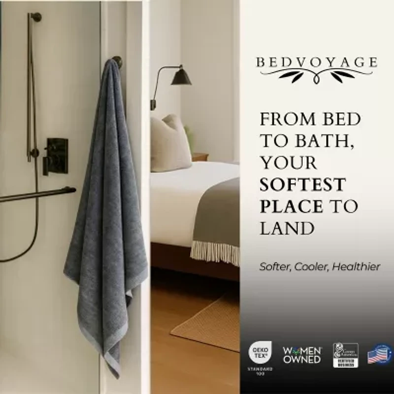 Bedvoyage 3-pc. Solid Bath Towel Set