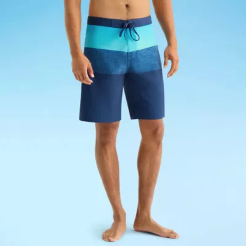 Burnside Mens Quick Dry Striped Board Shorts