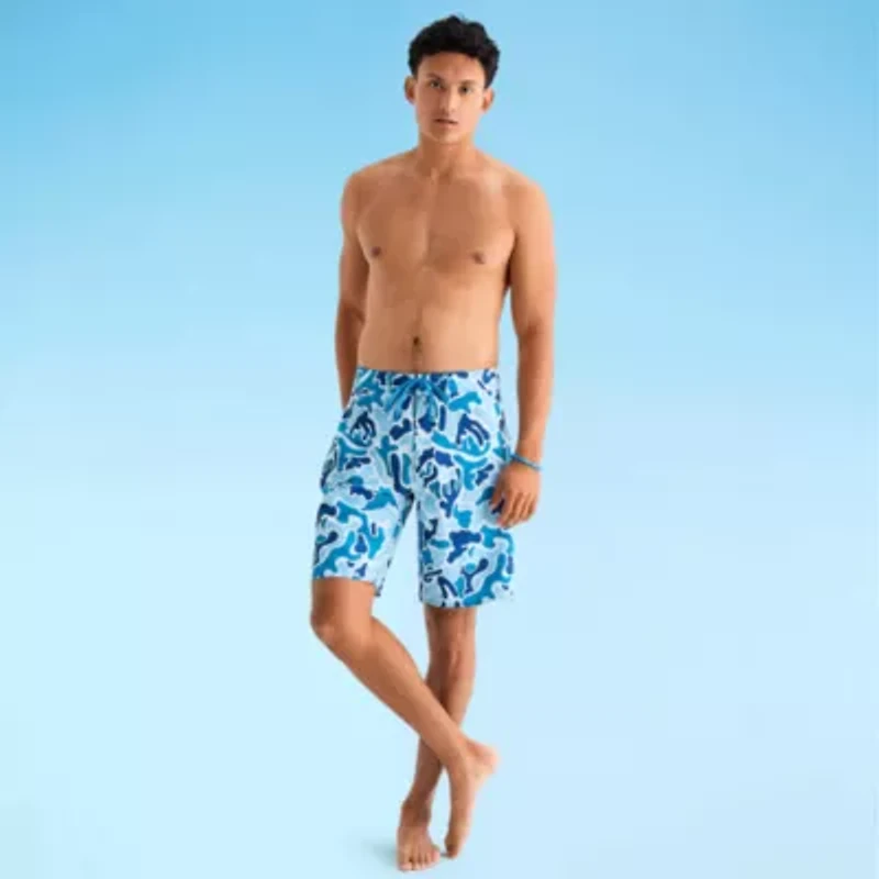 Burnside Mens Quick Dry Camouflage Board Shorts