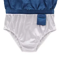 Burnside Mens Drawstring Waist Striped Swim Shorts