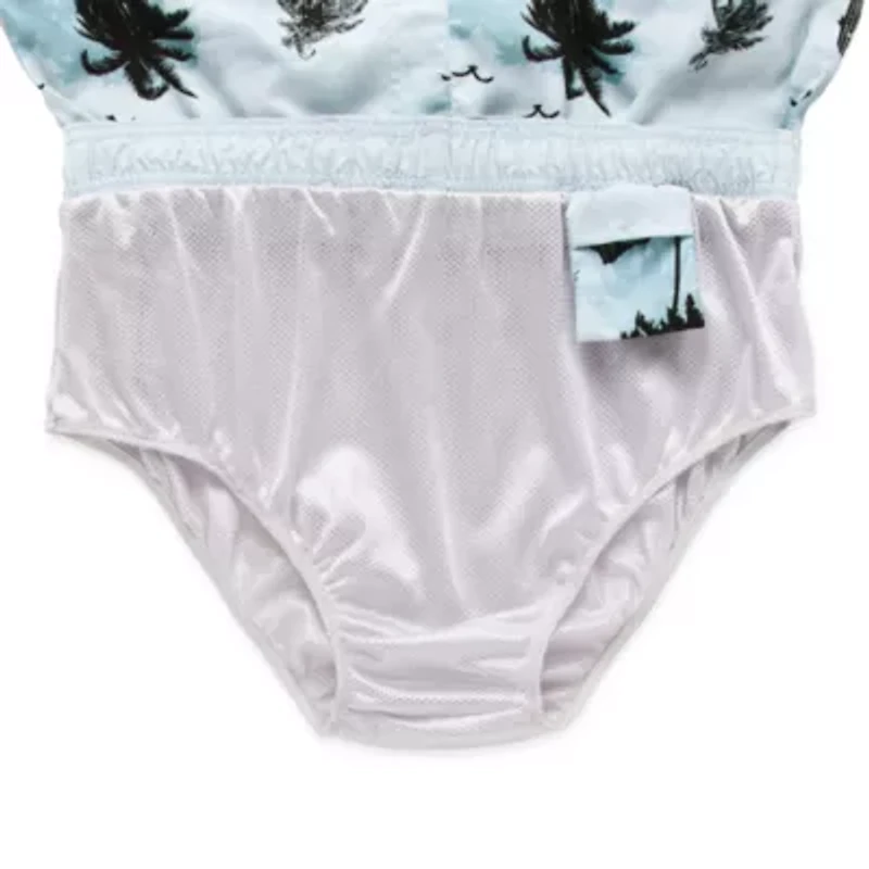 Burnside Mens Drawstring Waist Swim Shorts