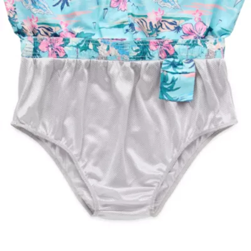 Burnside Mens Drawstring Waist Swim Shorts