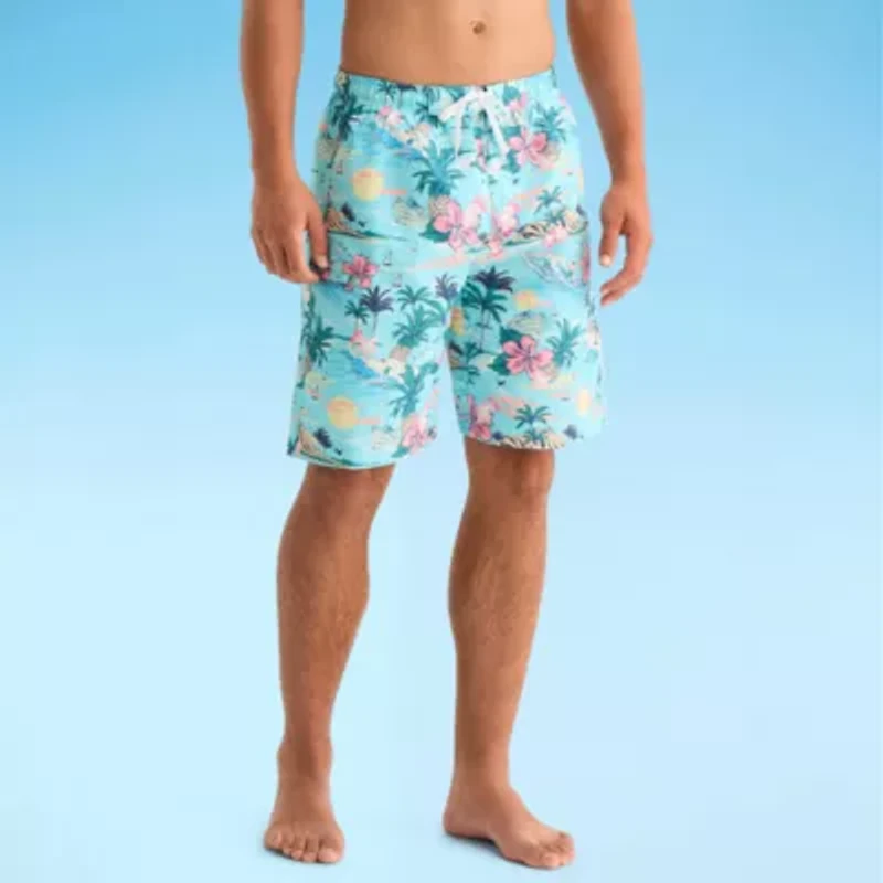 Burnside Mens Drawstring Waist Swim Shorts