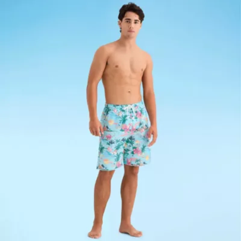Burnside Mens Drawstring Waist Swim Shorts