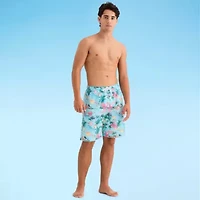 Burnside Mens Drawstring Waist Swim Shorts