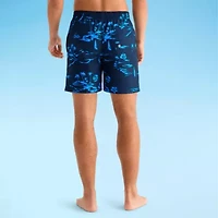 Burnside Mens Drawstring Waist Swim Shorts