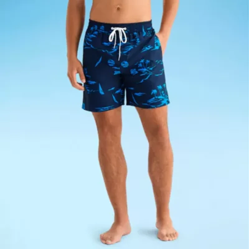 Burnside Mens Drawstring Waist Swim Shorts