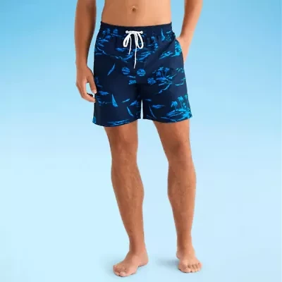 Burnside Mens Drawstring Waist Swim Shorts