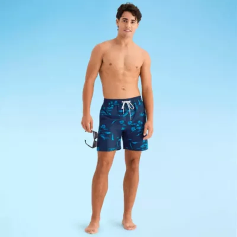 Burnside Mens Drawstring Waist Swim Shorts