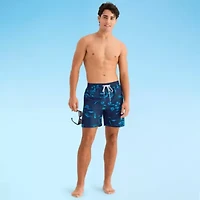 Burnside Mens Drawstring Waist Swim Shorts