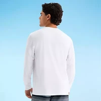Burnside Mens Crew Neck Long Sleeve Quick Dry T-Shirt