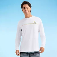 Burnside Mens Crew Neck Long Sleeve Quick Dry T-Shirt