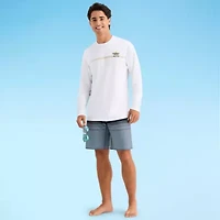 Burnside Mens Crew Neck Long Sleeve Quick Dry T-Shirt